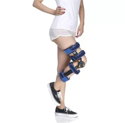 China Adjustable Knee Support Brace Orthosis Patellar Fracture adjustable knee Orthotics Factory supplier