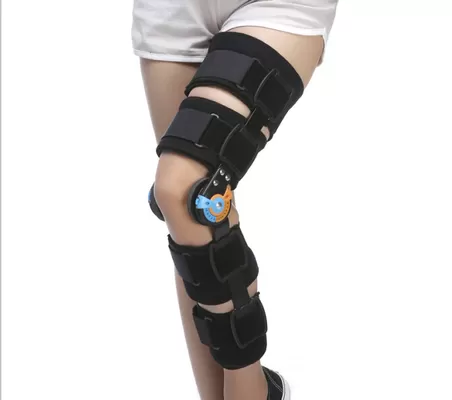 China Adjustable Knee Brace Orthosis Hinge Universal Size Knee Fracture Fixation Protector Knee supplier