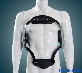 China Hyperextension Jewett-style Adjustable Back Orthosis Back Support Brace Black High Quality supplier