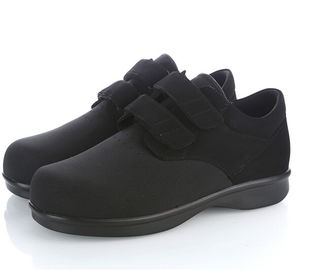 Diabetic Shoes Daily Casual Healthcare Flat Shoes Orthotics Shoes Black Shoes Comfortable supplier