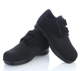 Diabetic Shoes Daily Casual Healthcare Flat Shoes Orthotics Shoes Black Shoes Comfortable supplier