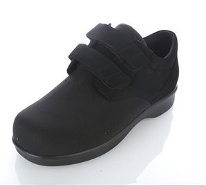 Diabetic Shoes Daily Casual Healthcare Flat Shoes Orthotics Shoes Black Shoes Comfortable supplier