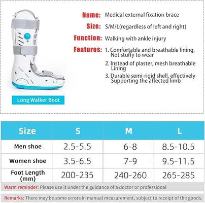 Air  Walker  Boot Walker Brace Walking Boot Orthopaedic Boot for Sprained Ankle Foot Pain Recovery supplier