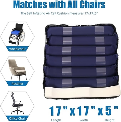 Alternating Pressure Seat Cushion for Wheelchair User Self Inflating Air Cell Cushion for Pressure Sore Relief Waterproo supplier