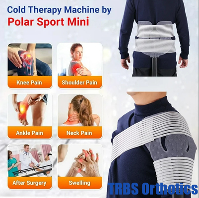 Cold Therapy System Ice Machine System for ACL Knee Surgery Recovery - Quiet Pump, Flexible Kit, Portable, Knee Ice Machine, Ideal for Sports Injuries, Knee Pains, Strain &amp; Stiffness, Sprain supplier