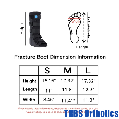 Cam Walker Boot Men and women Fracture Boot Medical Long Walking Boot Broken Toe Shoes supplier