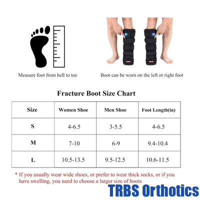 Cam Walker Boot Men and women Fracture Boot Medical Long Walking Boot Broken Toe Shoes supplier