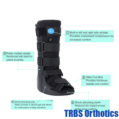 Cam Walker Boot Men and women Fracture Boot Medical Long Walking Boot Broken Toe Shoes supplier