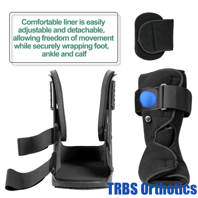 Air Walker Boot Fracture Boot Short Walking Protective Boot Fits Left or Right Foot Ankle for Injuries Fractures Sprains Black supplier